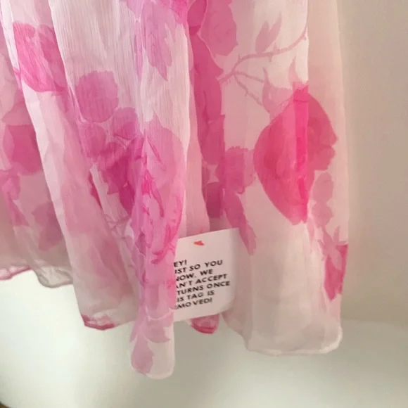 Pink Floral Maxi Dress - Picture 4 of 5